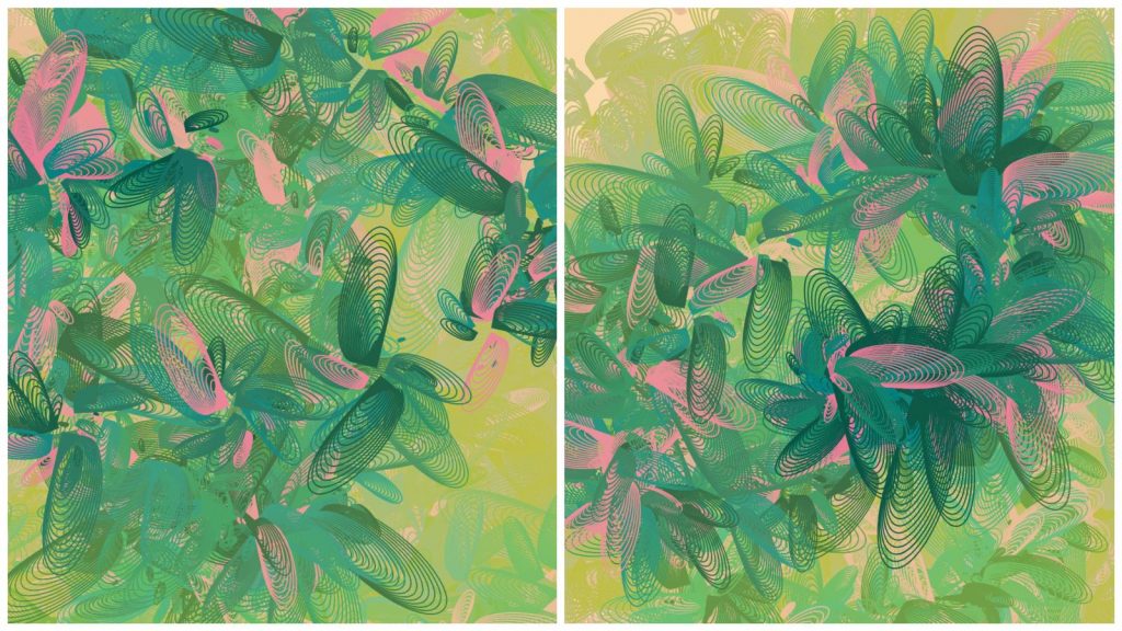 《互動藝術程式創作入門》學生作品
梁舜勛的〈Elliptical Flourish〉