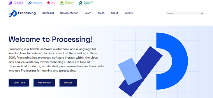 Processing網站首頁
