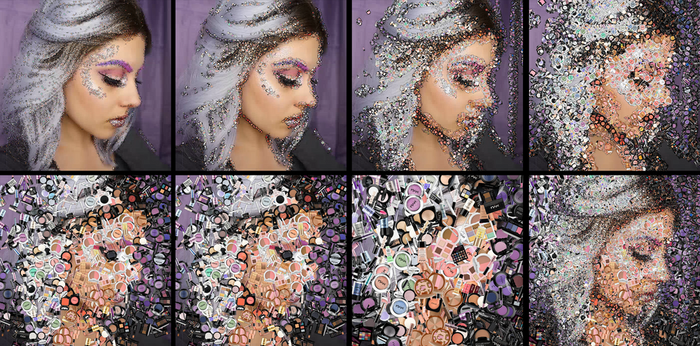 NYX　彩妝品牌照片互動效果