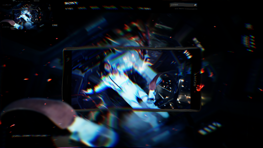 利用shader製作的SONY網站